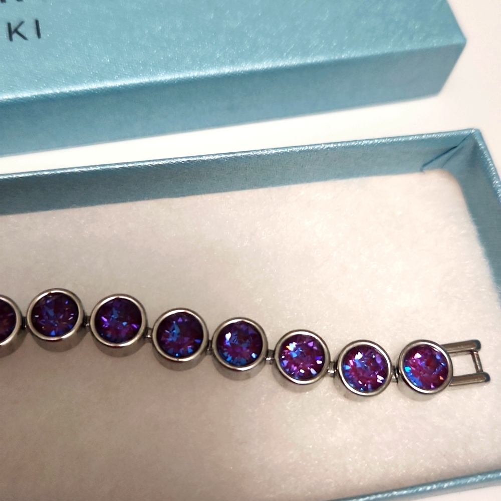TC Burgendy Delite Ice Bracelet